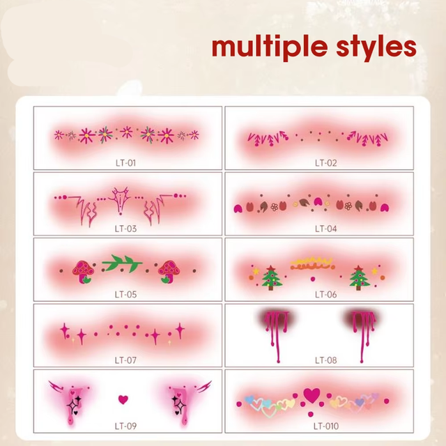 Cross-border Christmas Eco-Friendly Paper Temporary Tattoos view 5
