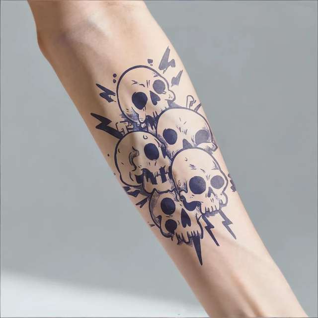 Herbal Juice Eco-Friendly Paper Tattoo Sticker Semi-Permanen view 2
