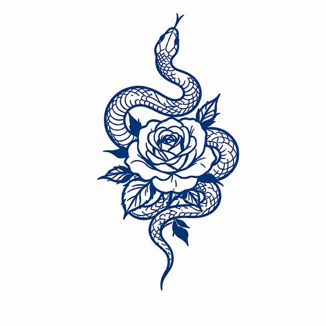 Waterproof White Paper Herbal Tattoo Sticker Temporary Body view 6