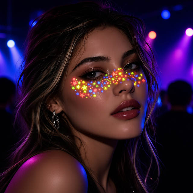 Multi-color Fluorescent Water Transfer Printed Water Resista view 3
